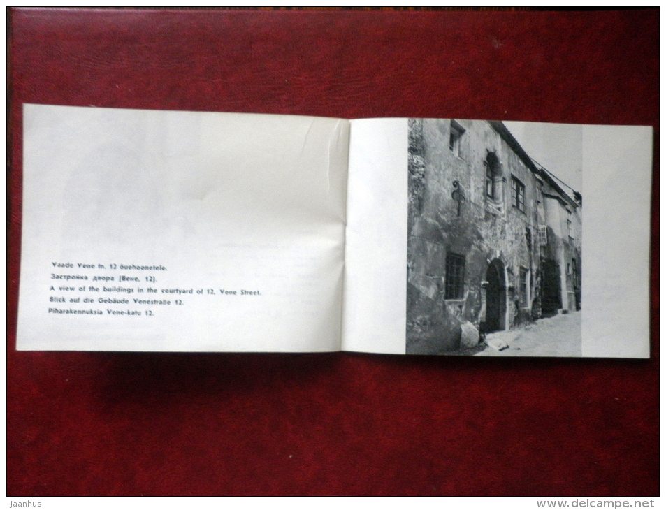 Tallinn , Vene street - Mini Travel Photo book - 32 pages - 1972 - Estonia USSR