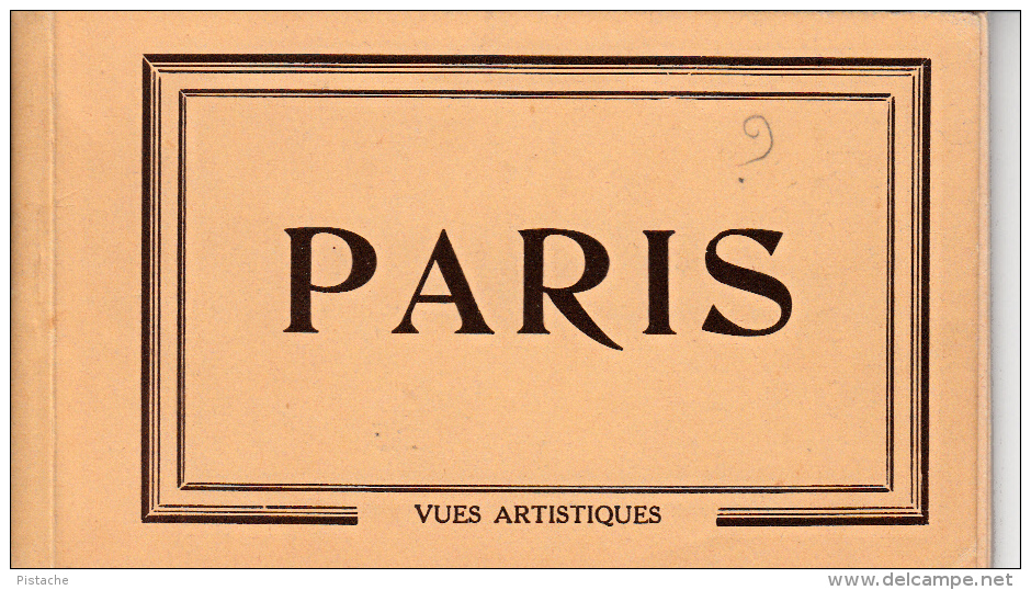 75 Paris - Booklet 10 Views - Pont Palais Concorde Opéra Louvre , Etc. - VG Condition - 3 Scan - Other & Unclassified