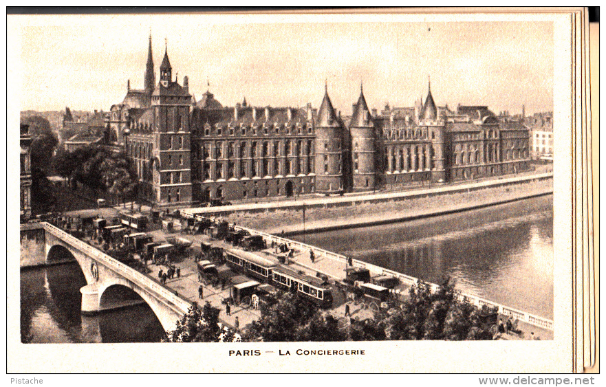 75 Paris - Booklet 10 Views - Pont Palais Concorde Opéra Louvre , Etc. - VG Condition - 3 Scan - Other & Unclassified