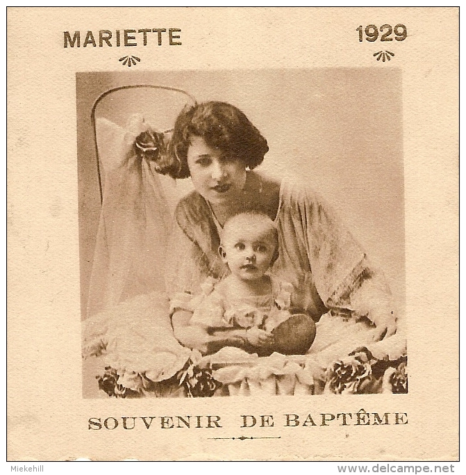 JEMEPPE SUR SAMBRE-SOUVENIR DE BAPTEME Mariette MISSON- - Birth & Baptism