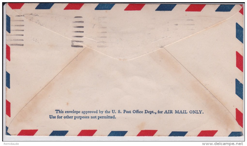 USA -1933  - POSTE AERIENNE - ENVELOPPE AIRMAIL De MIAMI (FLORIDE) - COMMEMORATING 5°ANNUAL MIAMI ALL-AMERICAN-AIR-RACES - 1c. 1918-1940 Covers