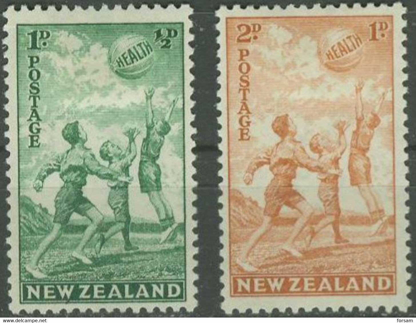 NEW ZEALAND..1939..Michel # 251-252...MLH. - Unused Stamps
