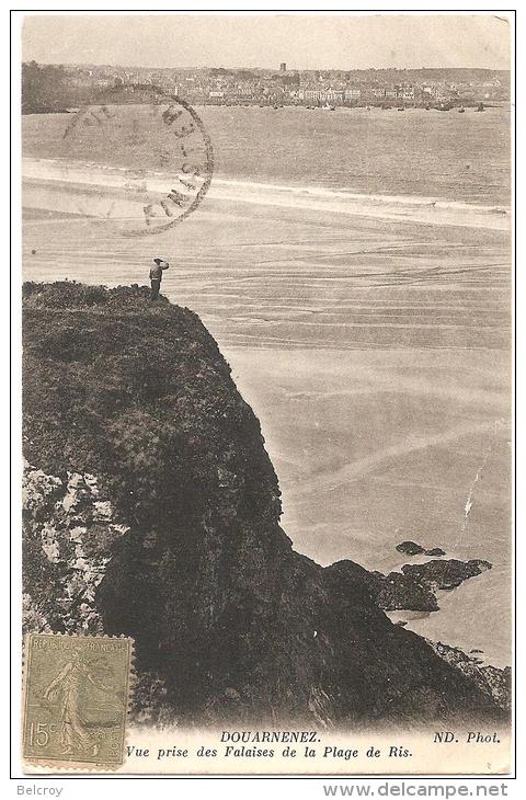 Dépt 29 - DOUARNENEZ - Vue Prise Des Falaises De La Plage De Ris - Douarnenez