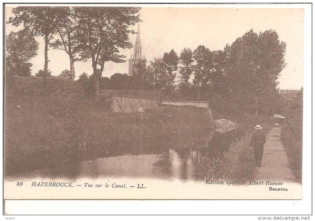 HAZEBROUCK - Vue  Sur Le Canal - N°49 LL - Hazebrouck