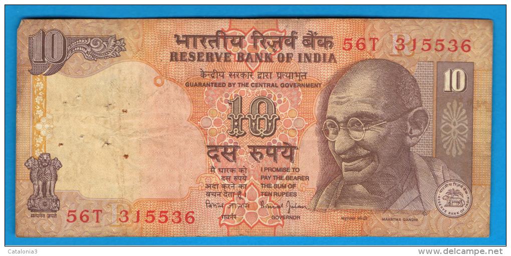 INDIA - 10 Rupias ND    P-89 GANDHI - Inde