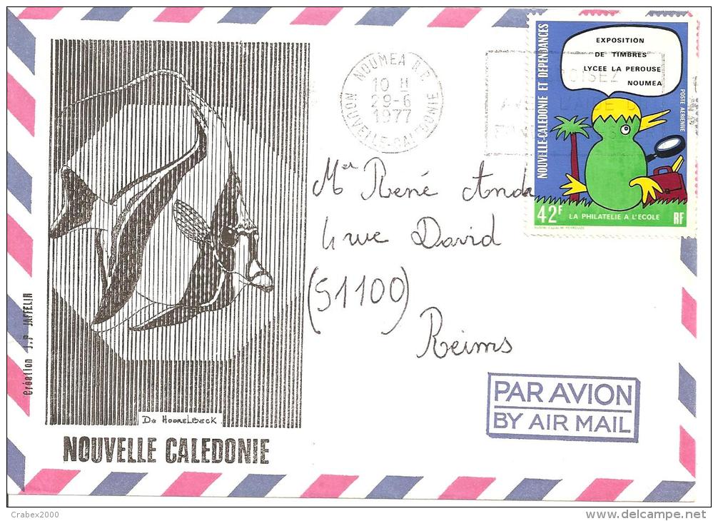 N°Y&T  PA 173 NOUMEA RP Vers FRANCE  Le 29 JUIN 1977 - Lettres & Documents