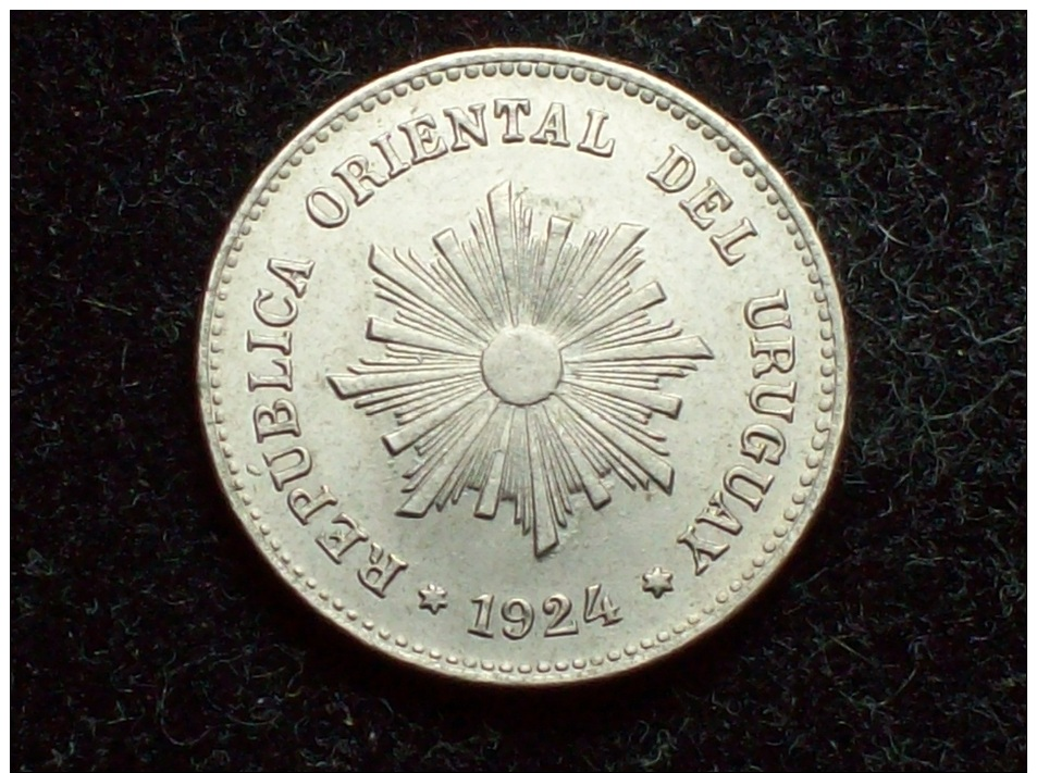 FV - URUGUAY 1924 - 1 CENTESIMO UNC - Uruguay