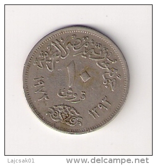 Egypt 10 Dirhams 1972. - Egipto