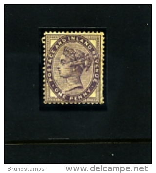 REAT BRITAIN - 1881  1 D. LILAC  16 DOTS IN EACH CORNER  MINT LIGHTLY HINGED - Nuovi