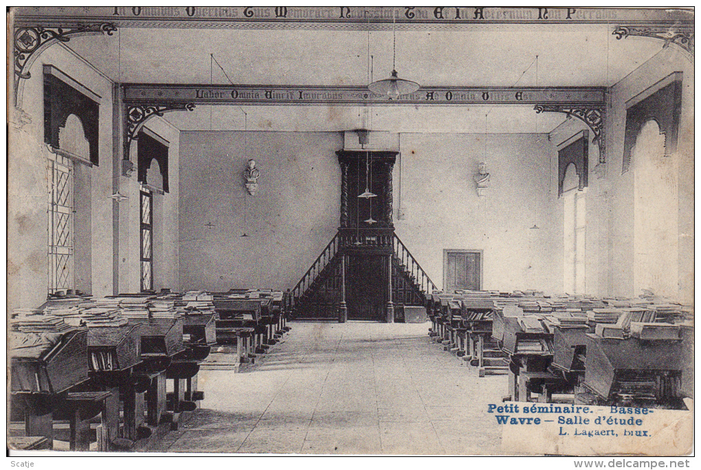 Wavre.  -  Petit Séminaire - Basse- Salle D´étude - Wavre