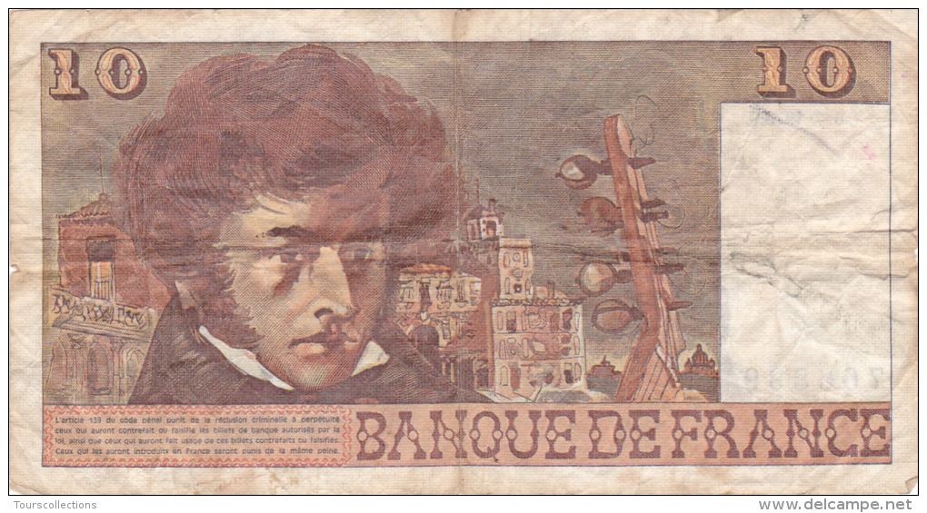 10 FRANCS BERLIOZ @ Alphabet Recherché Q 306 Du 06 Juillet 1978 @ Billet Français - 10 F 1972-1978 ''Berlioz''