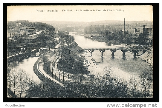 88 GOLBEY / La Moselle Et Le Canal à L'est De Golbey / - Golbey