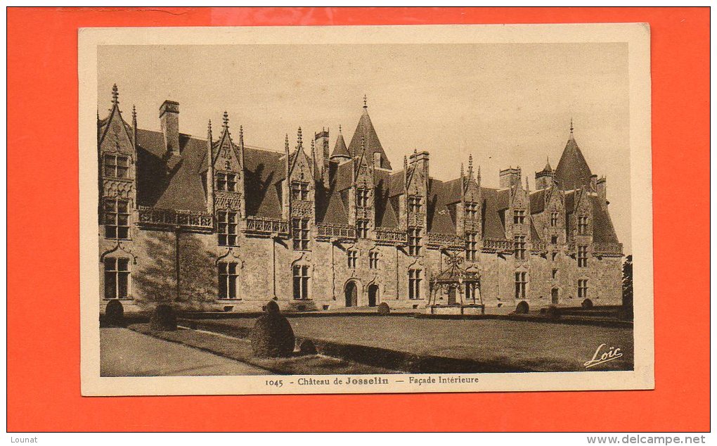 56 Château De JOSSELIN - Façade Intérieure - Josselin