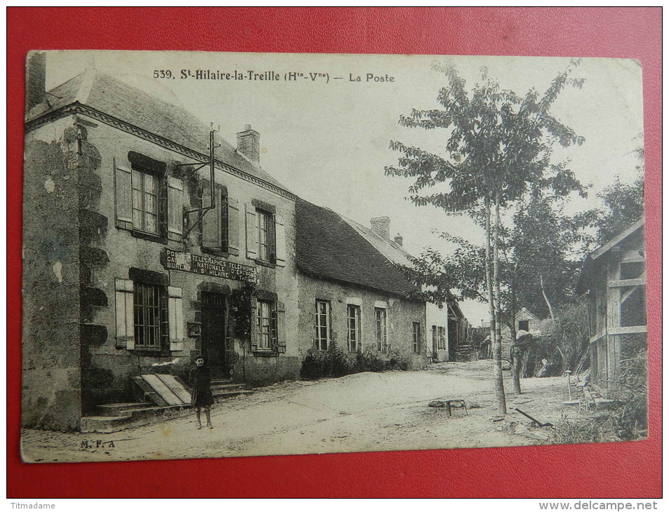 87 St Hilaire La Treille - La Poste - Andere & Zonder Classificatie