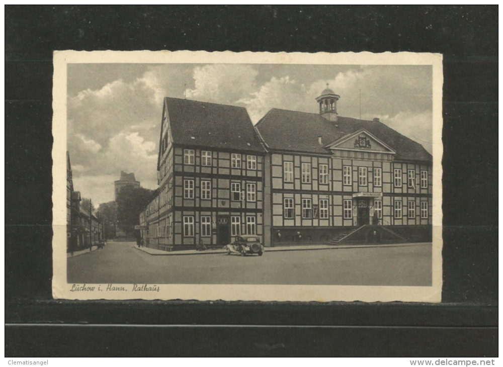 TOP!! LÜCHOW I.HANN. * RATHAUS * 1943 **!!X - Luechow