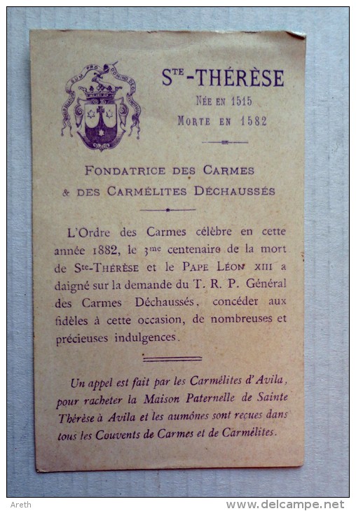 Image Pieuse Ancienne- Bouasse Lebel Ed. - Dieu Ne Demande Pas...Ste Thérése - Images Religieuses