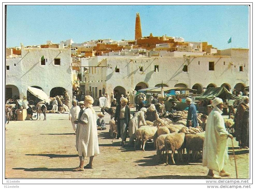 Algérie ,Ghardaia - La Place Du Marché - Ghardaia