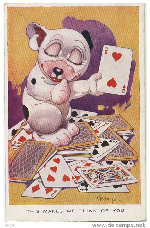 Speelkaarten  -  Cartes Des Jeux  :  Carte Fantasie    (   BONZO ) - Speelkaarten