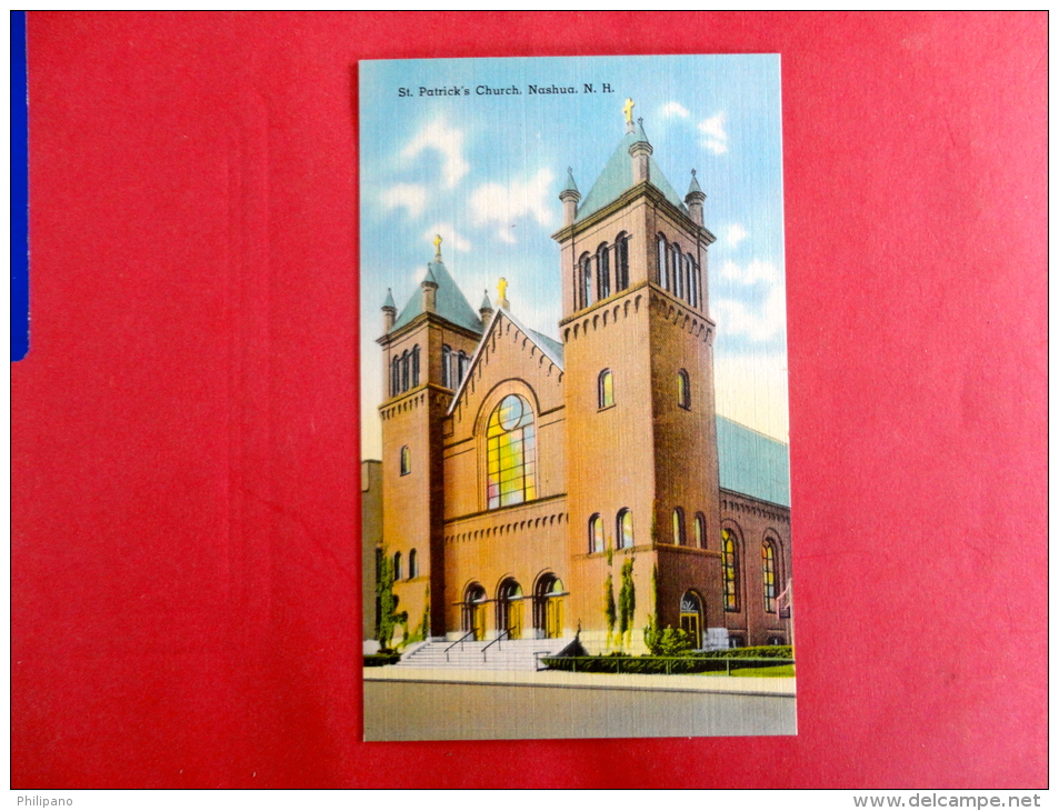 New Hampshire > Nashua St Patricks Church  Not Mailed     Ref 1028 - Nashua