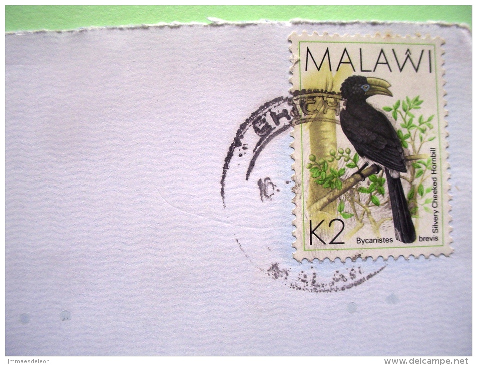 Malawi 1996 Cover To England UK - Birds Hornbill - Malawi (1964-...)