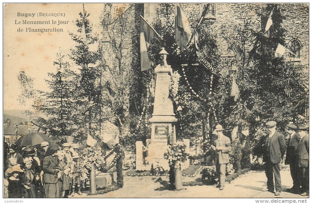 SUGNY LE MONUMENT LE JOUR DE L'INAUGURATION - Vresse-sur-Semois