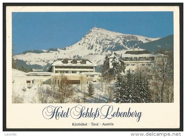 KITZBÜHEL Tirol Hotel SCHLOSS LEBENBERG 1989 - Kitzbühel