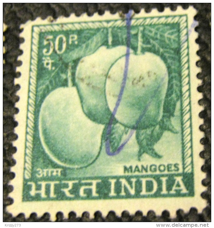 India 1967 Fruit Mangoes 50p - Used - Oblitérés