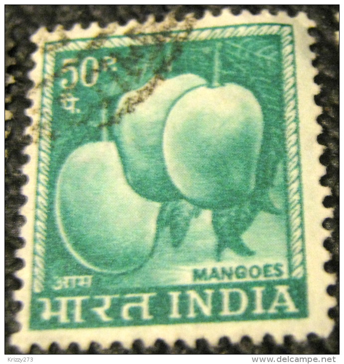 India 1967 Fruit Mangoes 50p - Used - Oblitérés