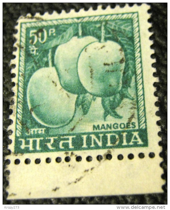 India 1967 Fruit Mangoes 50p - Used - Oblitérés