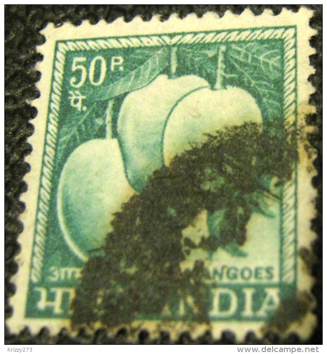 India 1967 Fruit Mangoes 50p - Used - Gebraucht
