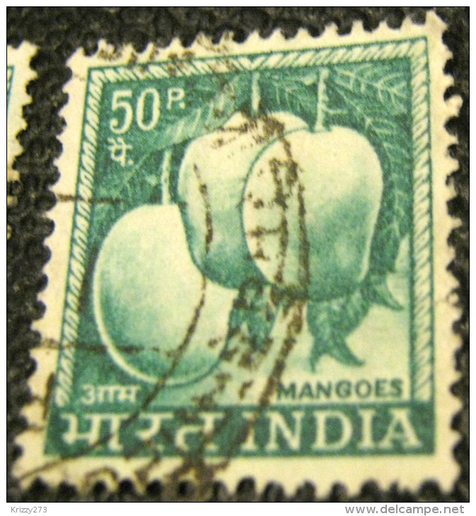 India 1967 Fruit Mangoes 50p - Used - Oblitérés