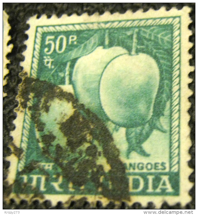 India 1967 Fruit Mangoes 50p - Used - Oblitérés