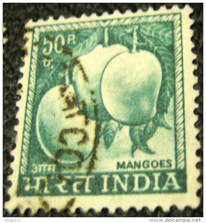 India 1967 Fruit Mangoes 50p - Used - Oblitérés