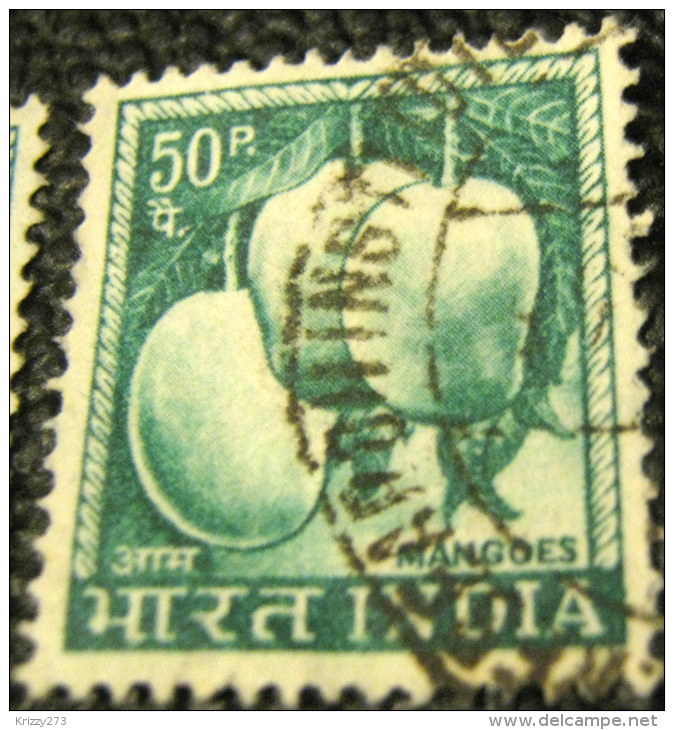 India 1967 Fruit Mangoes 50p - Used - Oblitérés