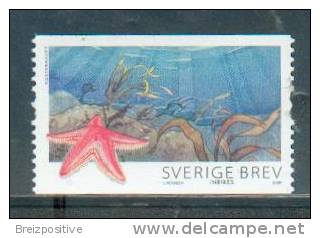 Suède Sweden 2009 - Vie Marine, étoile De Mer / Marine Life, Sea Star - MNH - Maritiem Leven