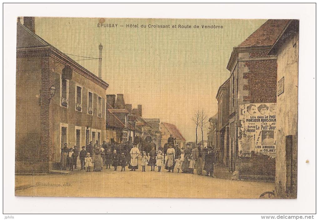 ( 41 ) EPUISAY Hotel De Croissant Et Route De Vendome - Autres & Non Classés