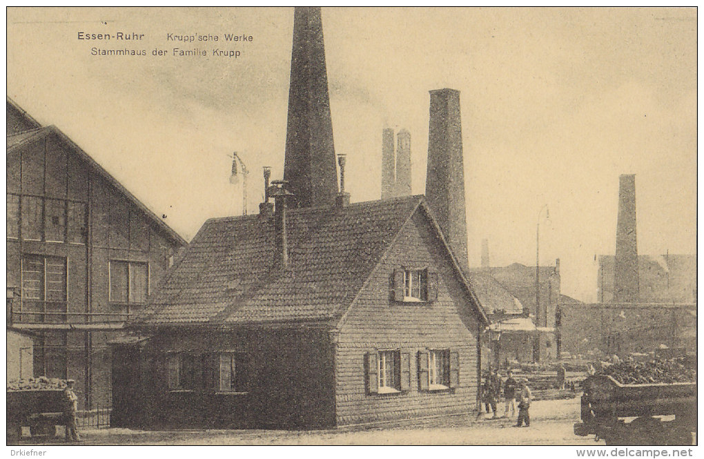 Stammhaus Der Familie Krupp,  Der Firma KRUPP, Essen, Um 1912, Kanonenfabrik - Ausrüstung