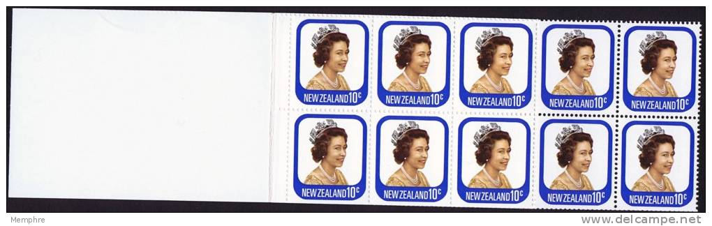 BOOKLET  10 X 10 ¢ Queen Elizabeth   MNH ** - Booklets