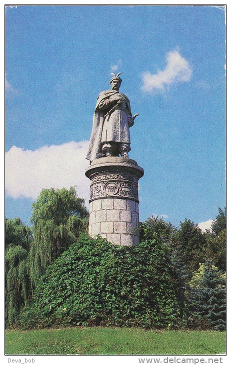 Amateur Radio QSL Card Statue FD1NKC USSR Moscow Russia - Radio Amateur