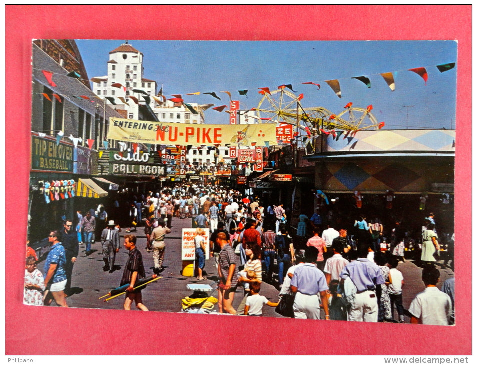 California > Long Beach   Nu Pike Amusement Rides  1961 Cancel     -   Ref 1029 - Long Beach