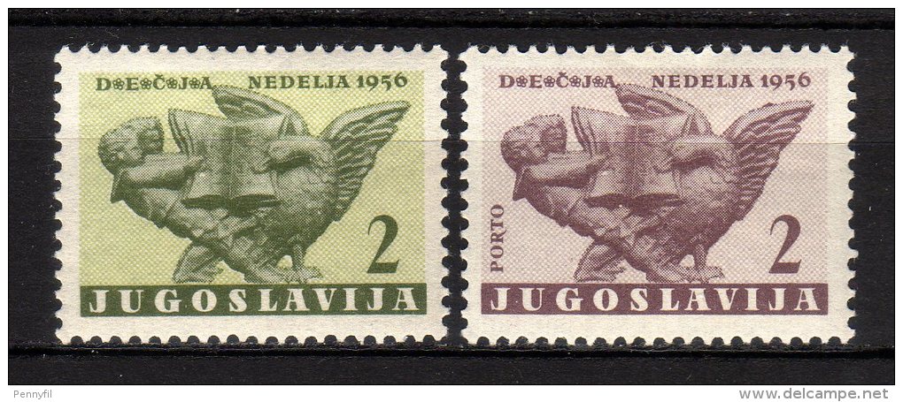 JUGOSLAVIA -  1956 YT 25/26 * CPL - Bienfaisance