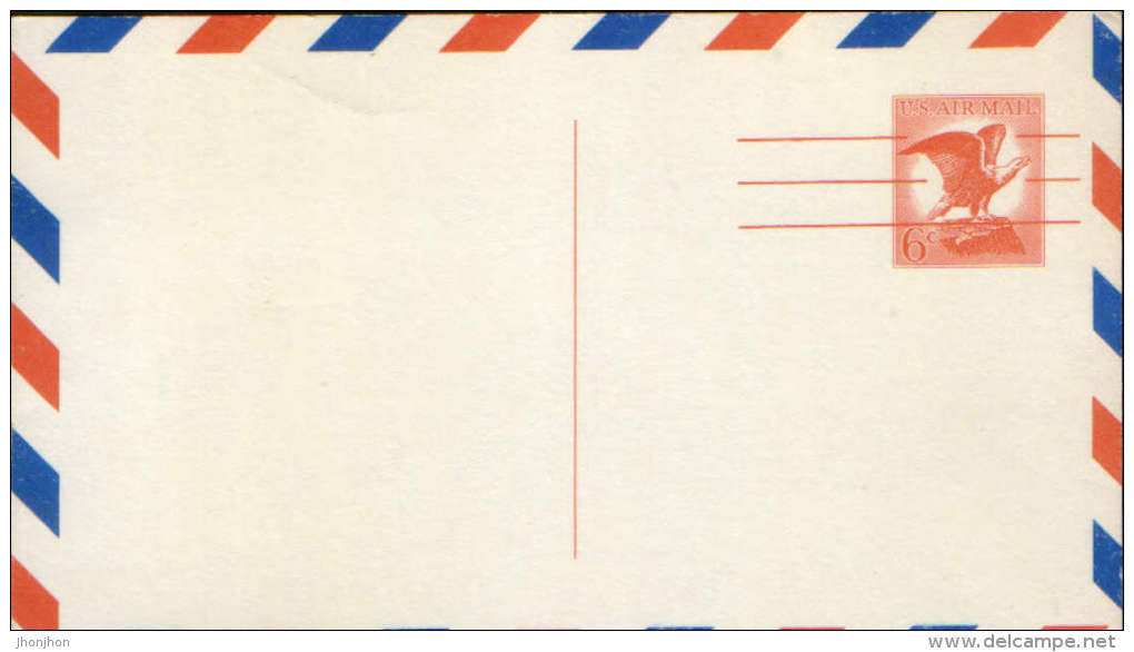 United States-Postal Stationery Postcard  Air Mail -unused - 2b. 1941-1960 Unused