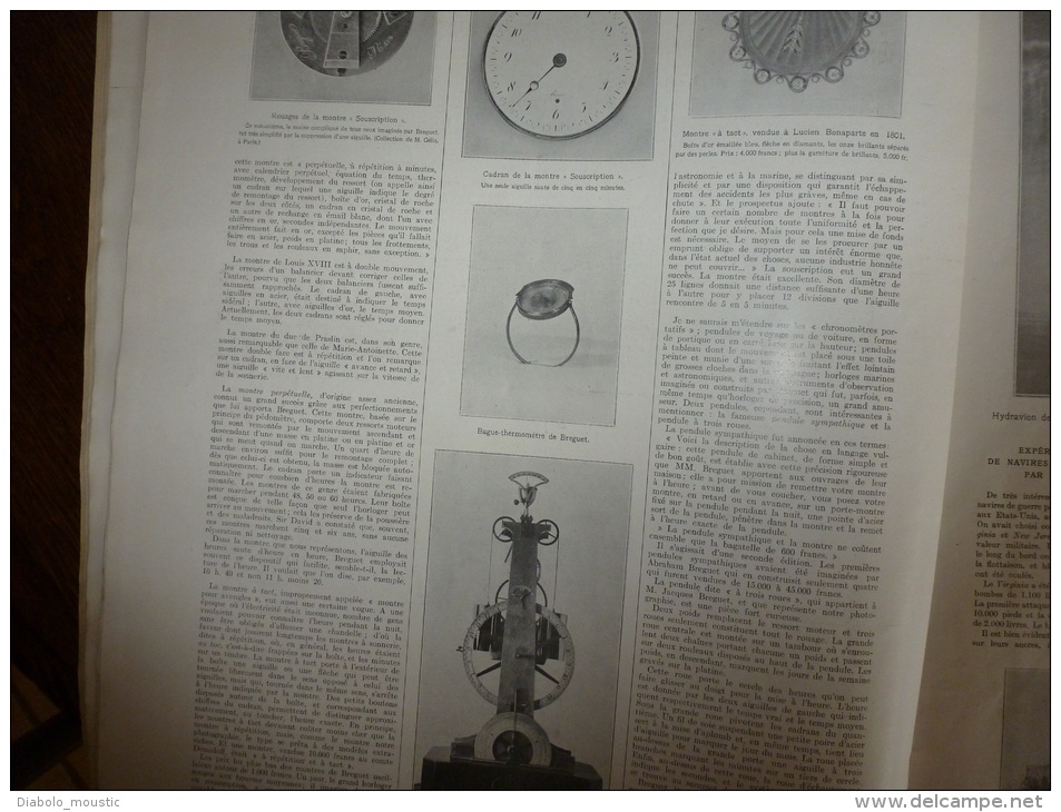 1923 Voir Aussi :GRAND-SAINT-BERNARD..vu De Frontère Suisse;Les Montres De BREGUET ;Gravure ECOSSE;Pub UNIC; Matelottes - L'Illustration