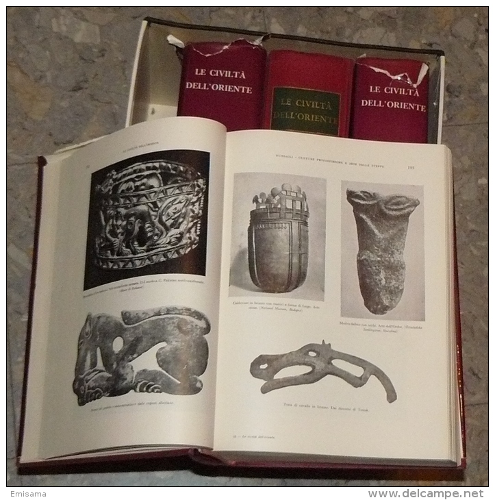 Le Civiltà Dell'Oriente - 4 Volumi 1-Arte 2- Storia 3- Letteratura 4- Religioni , Filosofia, Scienze. - Encyclopédies