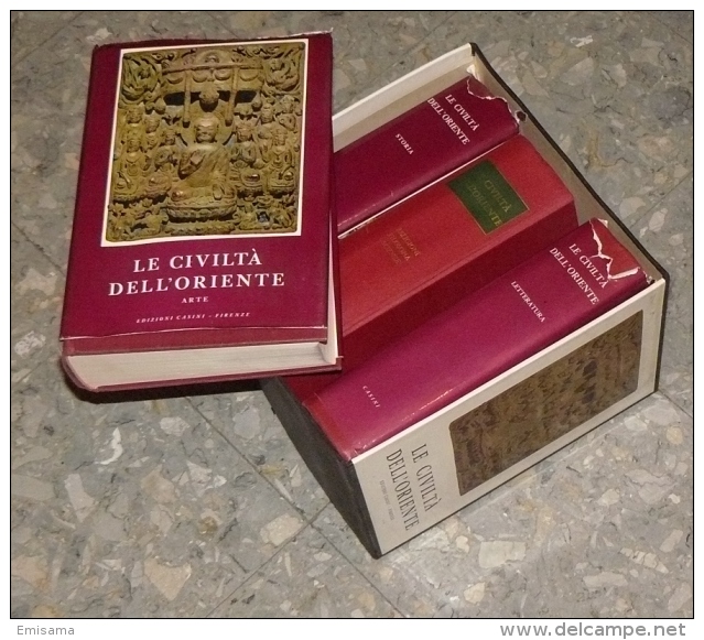 Le Civiltà Dell'Oriente - 4 Volumi 1-Arte 2- Storia 3- Letteratura 4- Religioni , Filosofia, Scienze. - Enzyklopädien