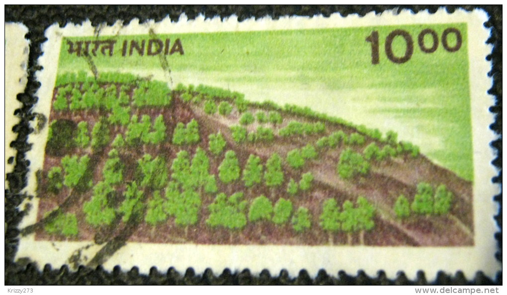 India 1984 Forest Campaign 10.00 - Used - Oblitérés