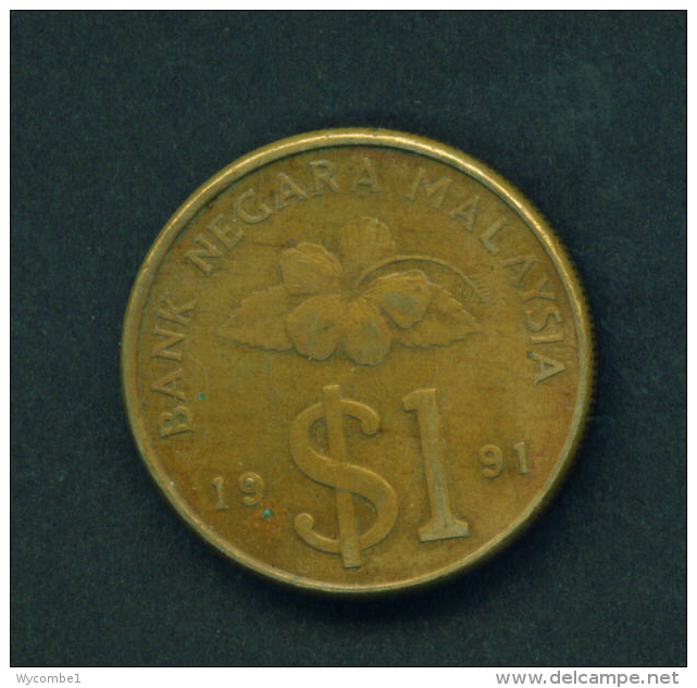 MALAYSIA - 1991 $1 Circ. - Malaysia