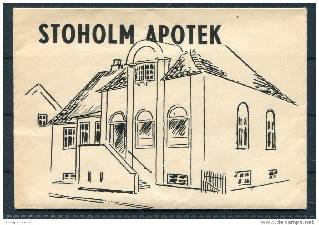Denmark Stoholm Apotek Chemist Advertising Envelope - Other & Unclassified