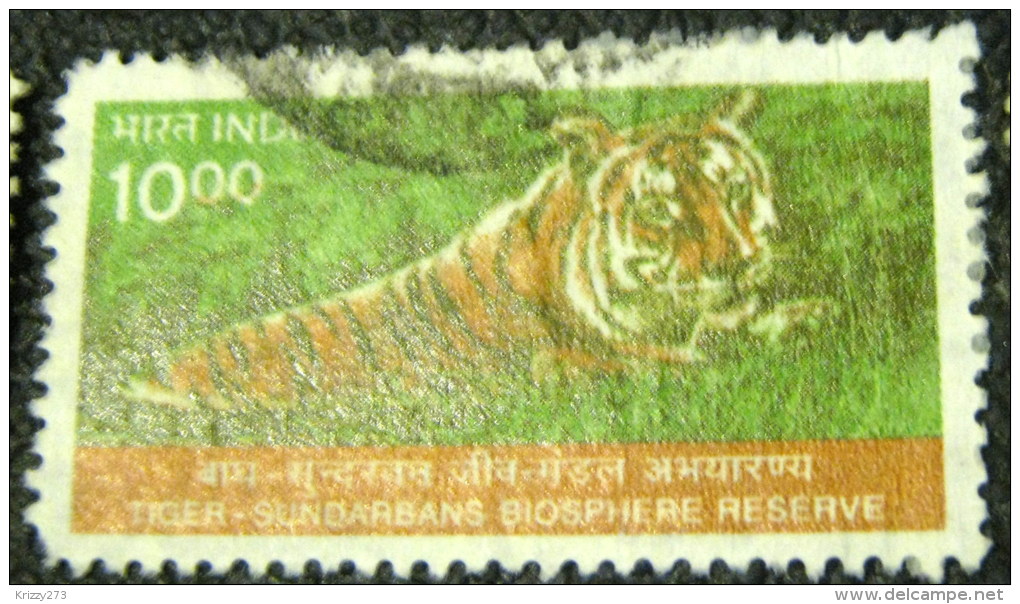 India 2000 Tiger Sundarbans Biosphere Reserve 10.00 - Used - Gebruikt