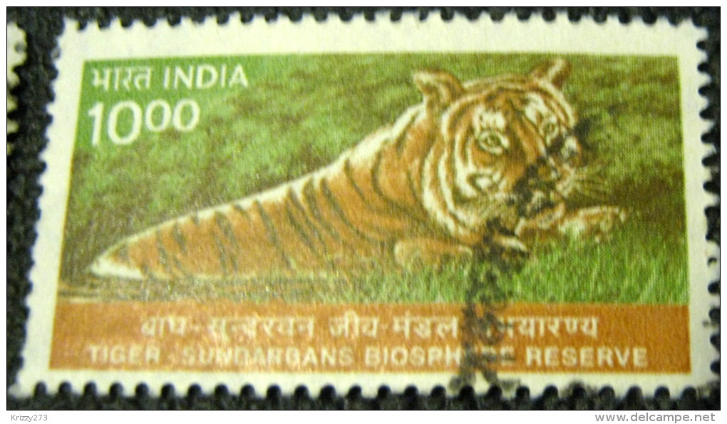 India 2000 Tiger Sundarbans Biosphere Reserve 10.00 - Used - Gebruikt